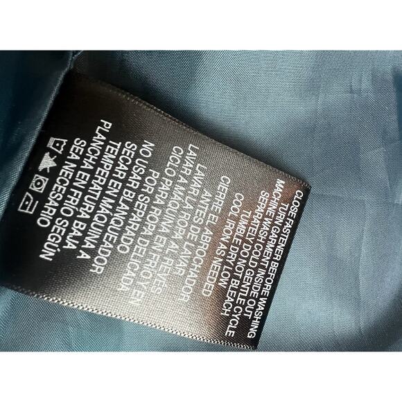 Jaclyn Smith Women's Blue Full Snap Quilted Vest Size Large Mock Neck Zip Pocket - Picture 6 of 9